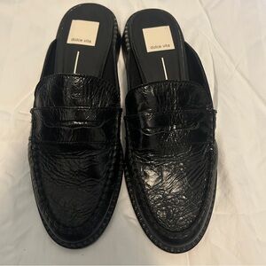 Dolce Vita Glossy Black slip on loafer